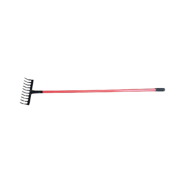 Rake with handle-Red